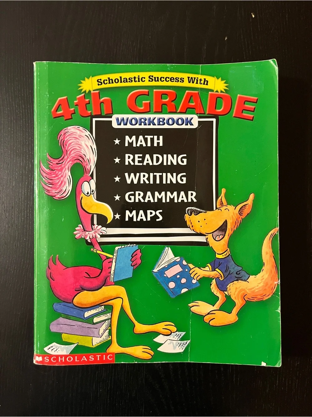 Scholastic Success With 4th Grade Workbook Math Reading